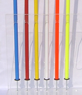FIXED SLALOM POLES ø 30 mm